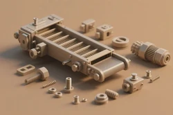 纺织面料鞋制造产品展示动画