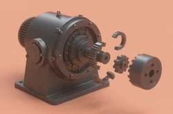 电力电子元器件制造产品3d演示动画设计